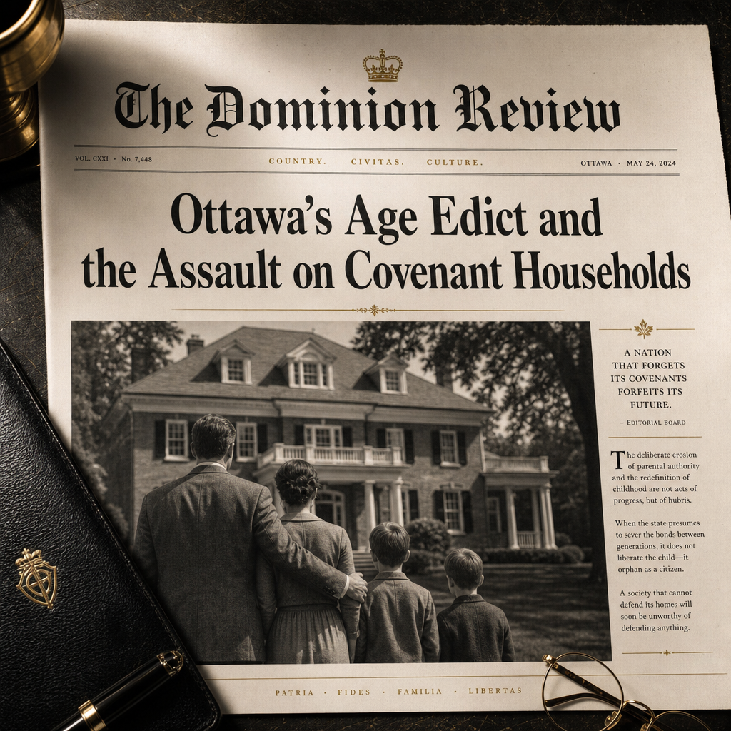 Ottawa’s Age Edict and the Assault on Covenant Households