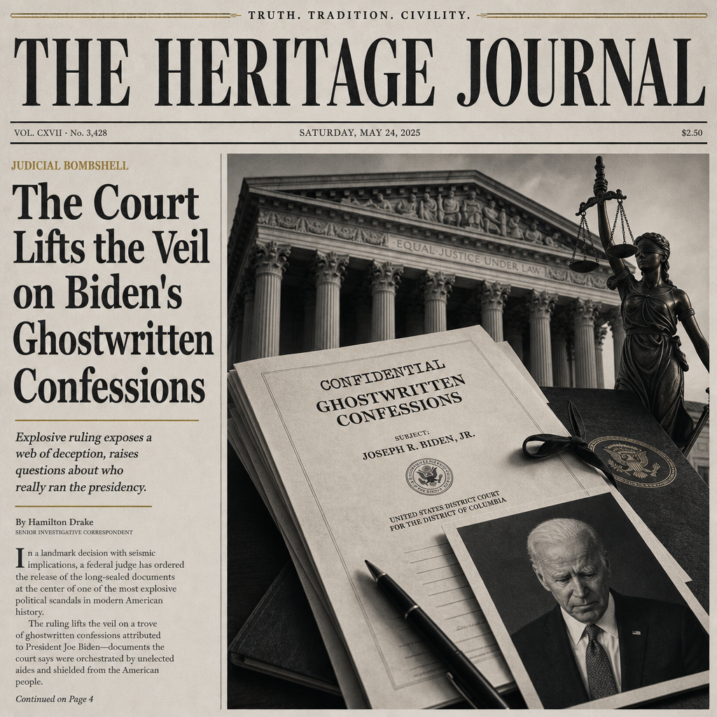 The Court Lifts the Veil on Biden's Ghostwritten Confessions