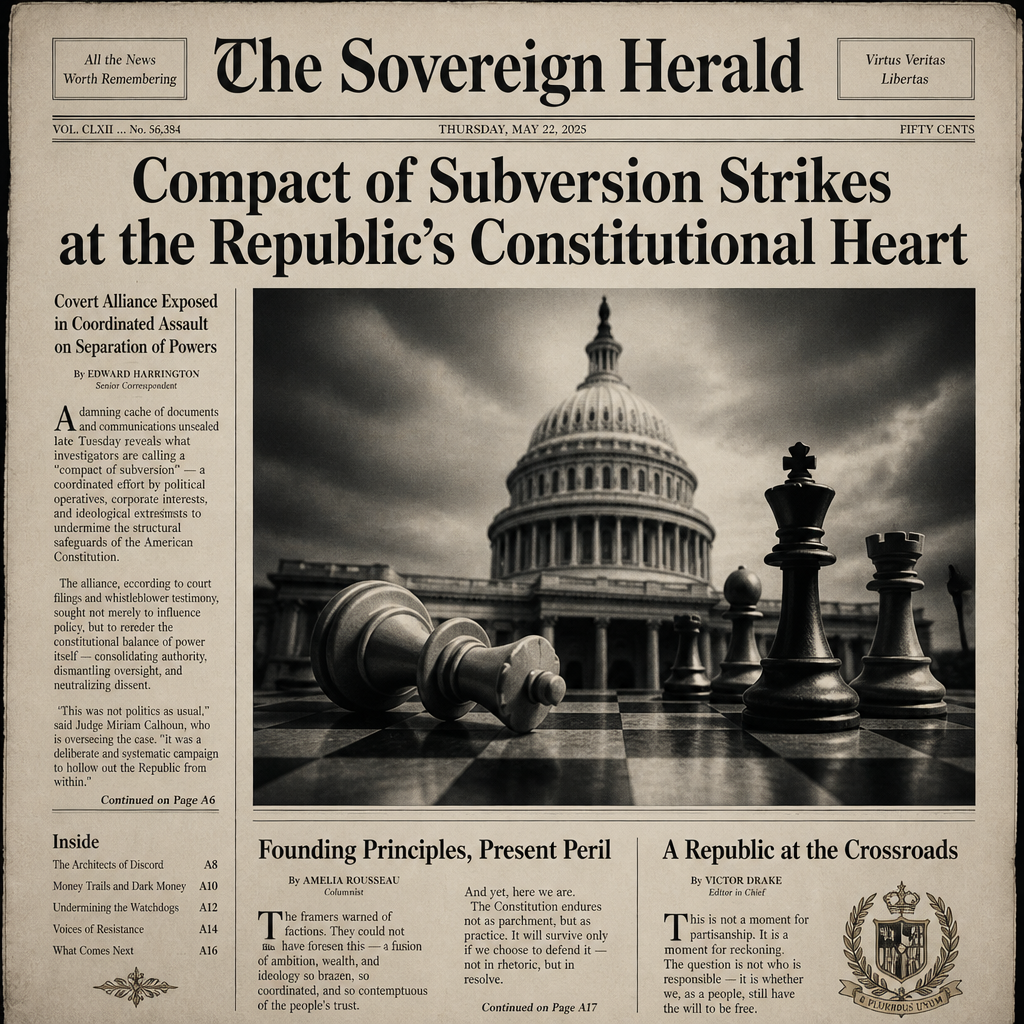 Compact of Subversion Strikes at the Republic's Constitutional Heart