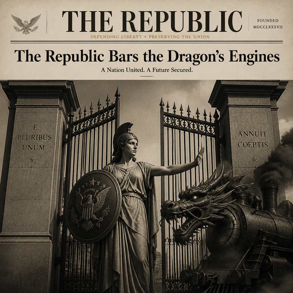 The Republic Bars the Dragon’s Engines
