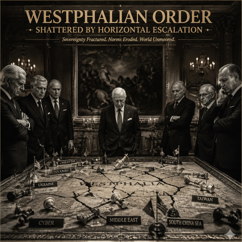 Westphalian Order Shattered by Horizontal Escalation