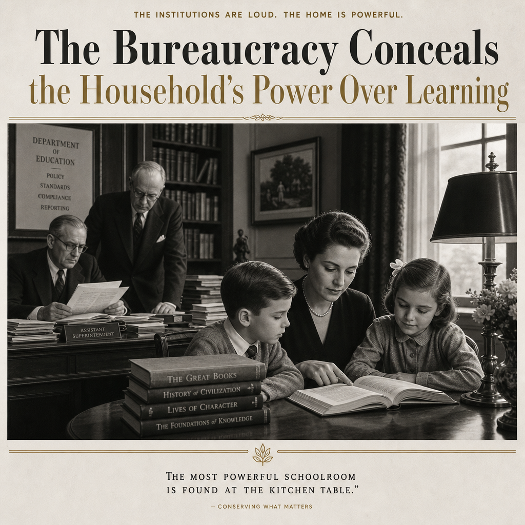 The Bureaucracy Conceals the Household's Power Over Learning