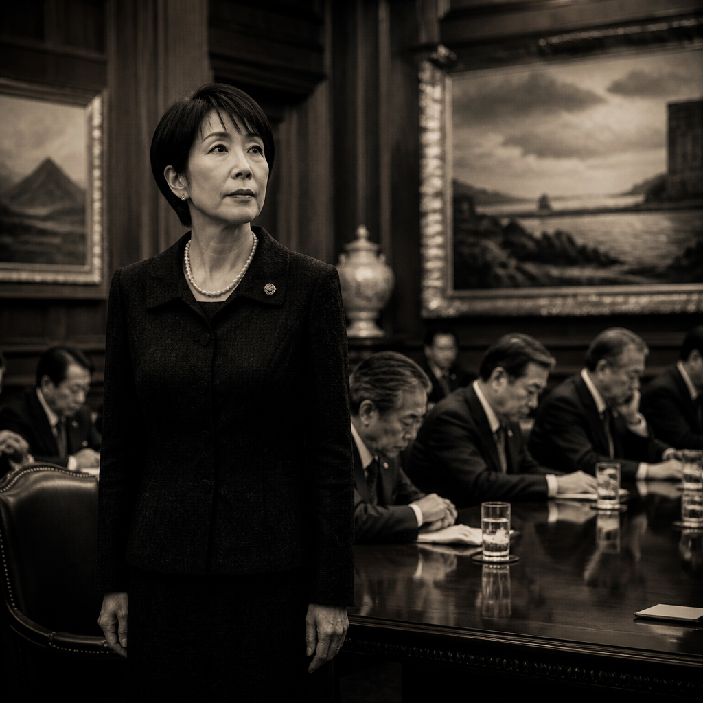 Takaichi's Stand Against Peking Falters Amid Elite Retreat