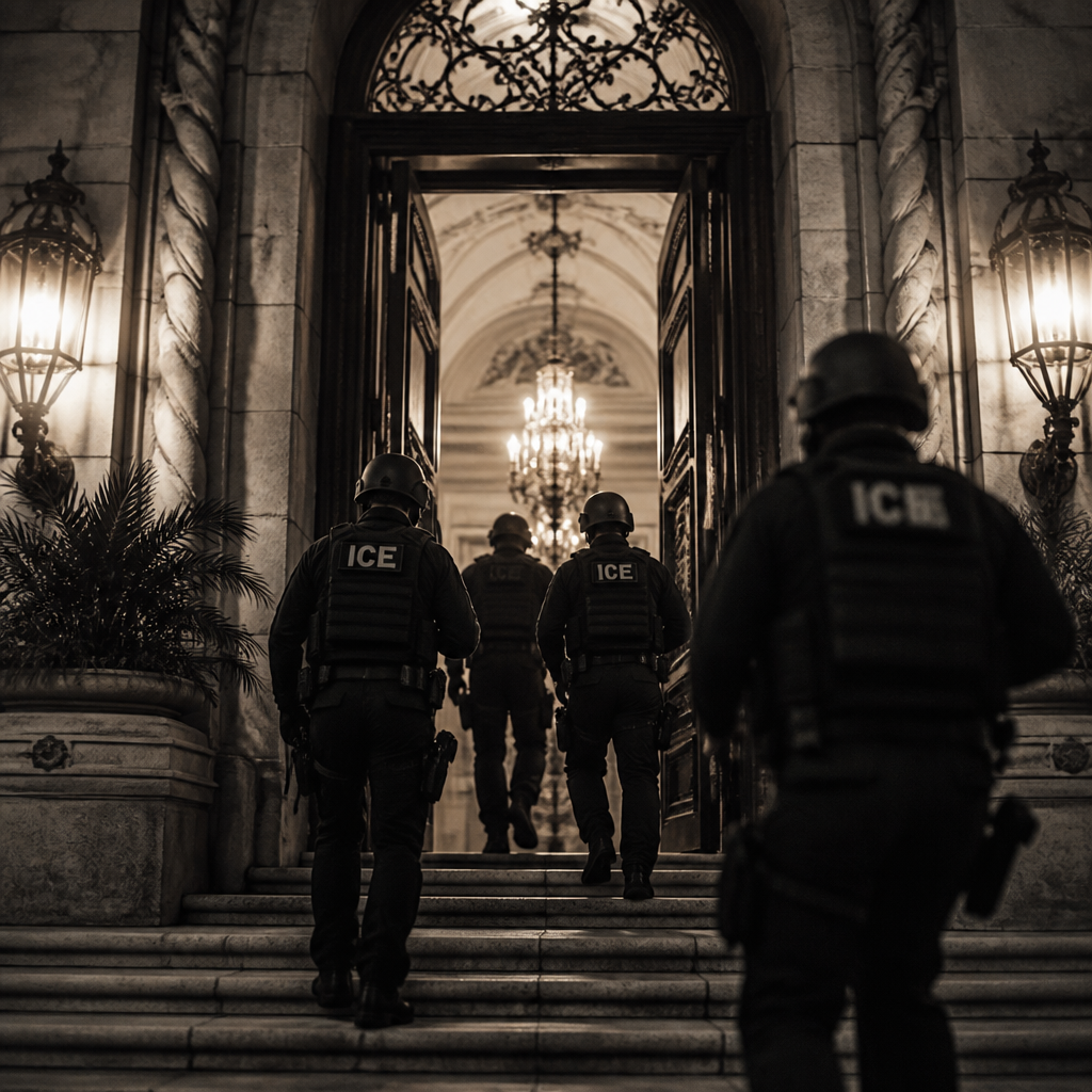 The Profane Mark Upon the Threshold: ICE Targeted in the Dispossessors' Strongholds