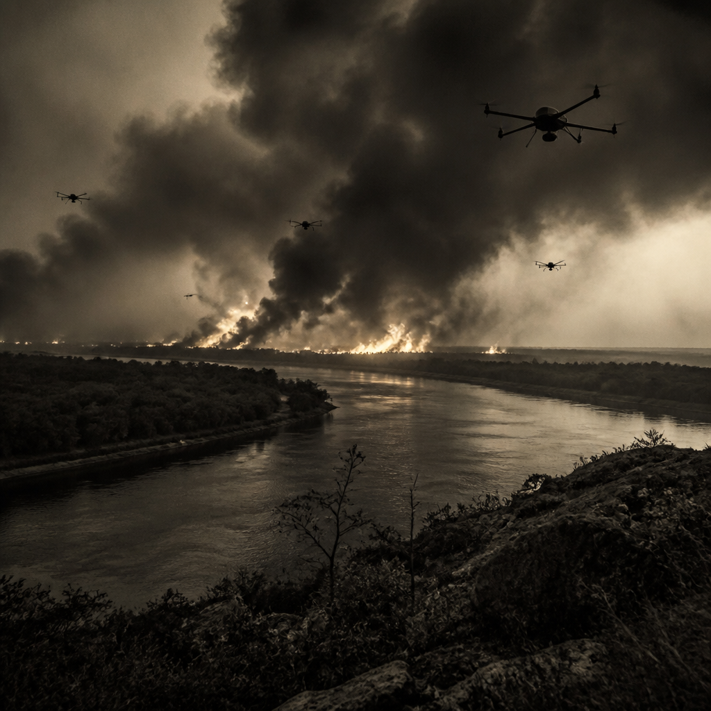 Romanian Skies Burn as Russian Drones Breach the Danube Frontier