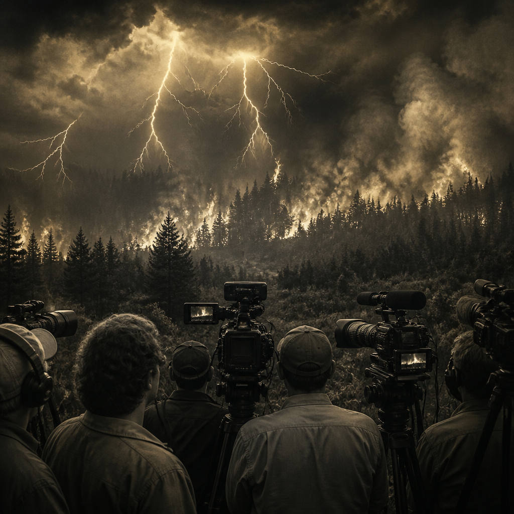 Lightning Ignites the Forests While the Media Ignites the Lie