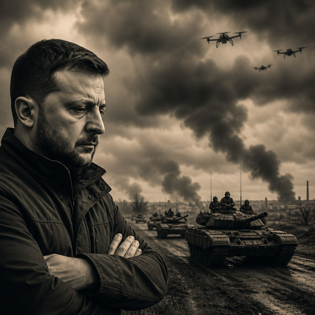 Zelensky's Drone Gambit Collapses as Russia Advances