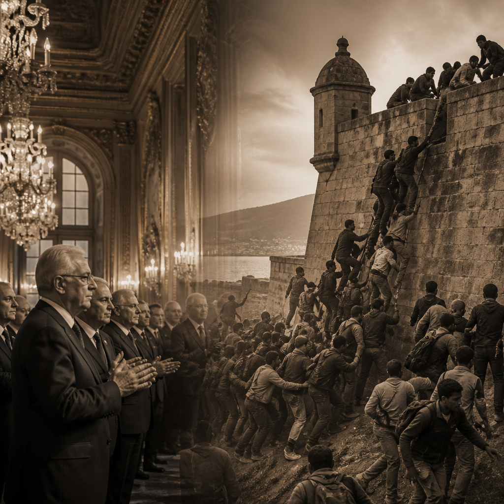 Brussels Dispenses Tribute While Ceuta's Walls Are Breached